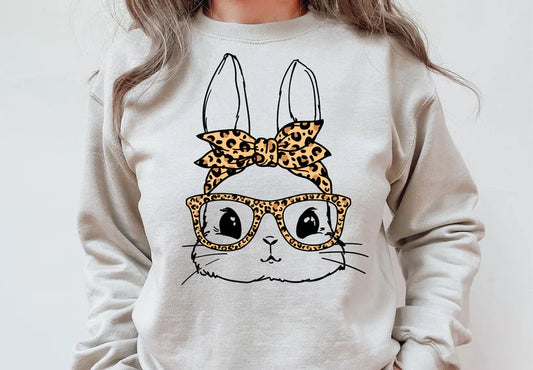 Bunny Outline Leopard