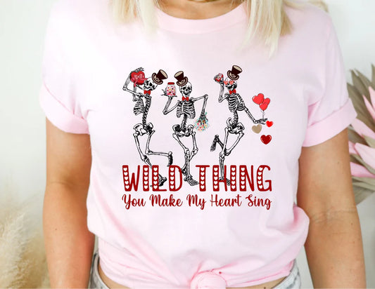 "Wild Thing" Valentines Top