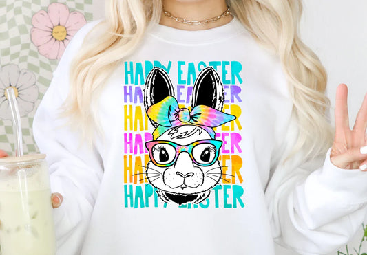 Happy Easter Bunny Tie Dye